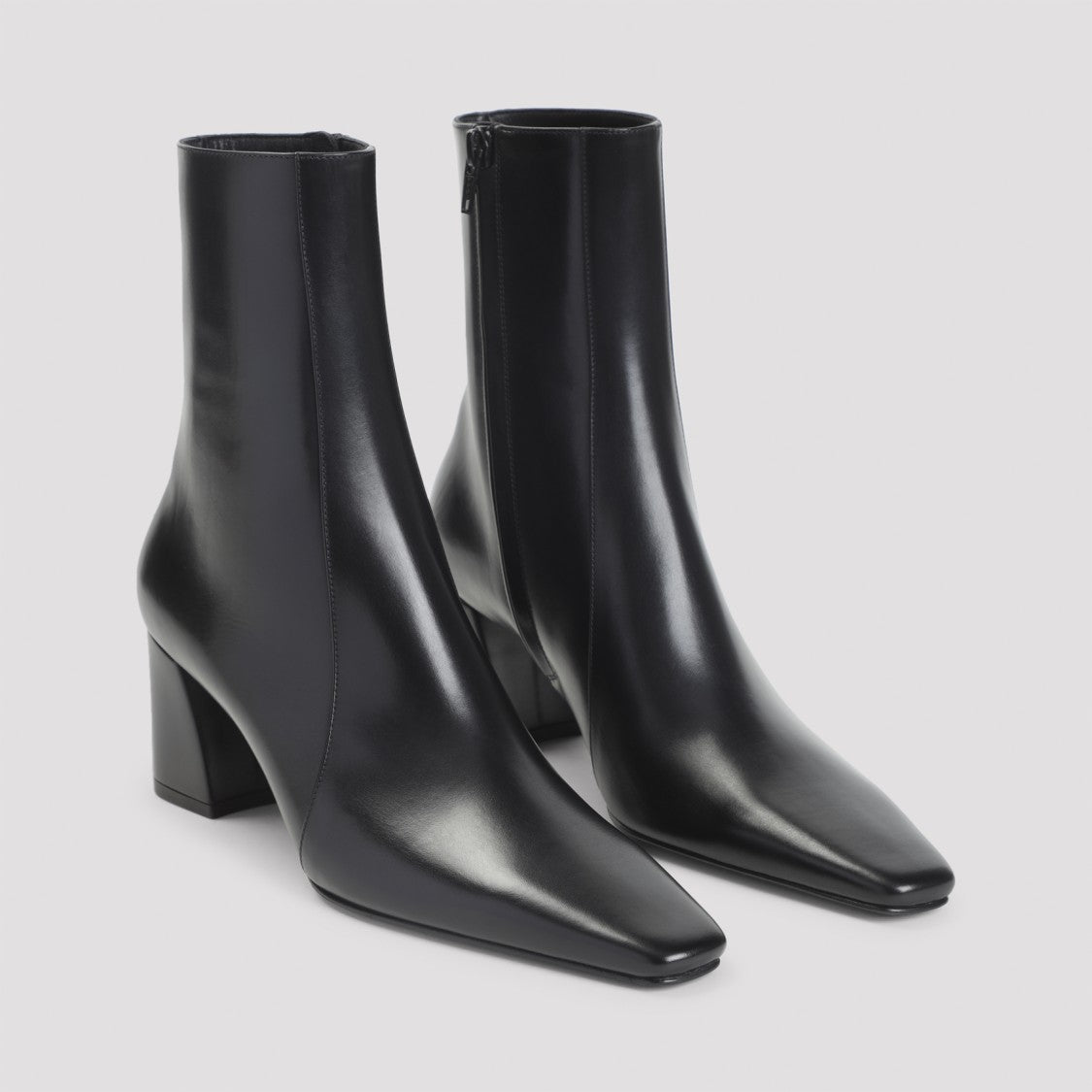 Saint Laurent Rainer Black Calf Leather Boots