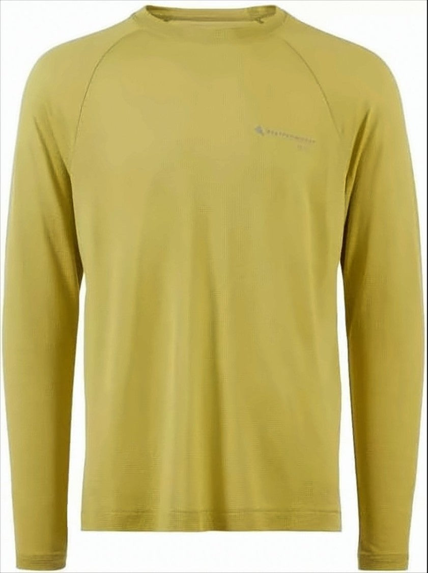 Klattermusen Minimalist Long-Sleeve T-Shirt With Crew Neckline And Raglan Sleeves