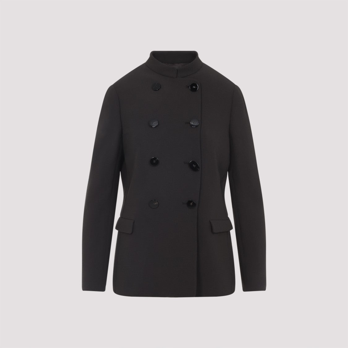 Giorgio Armani Dark Brown Virgin Wool Jacket