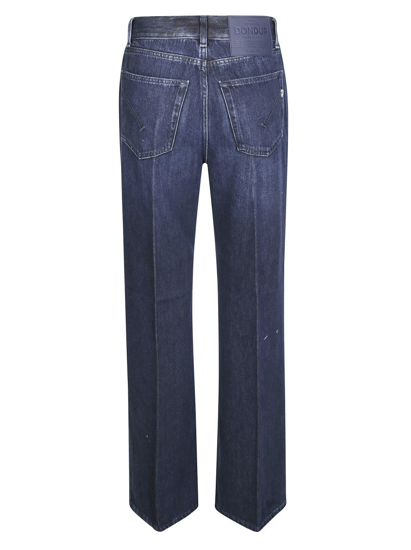 Dondup High-Waisted Wide-Leg Pants With Clean Lines