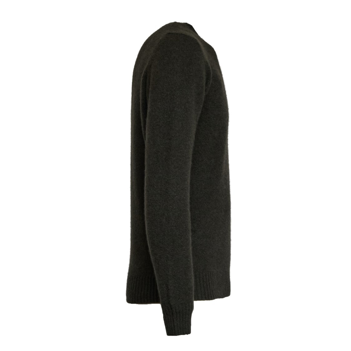 Filippo De Laurentiis Ribbed Detail Crew Neck Sweater In Wool