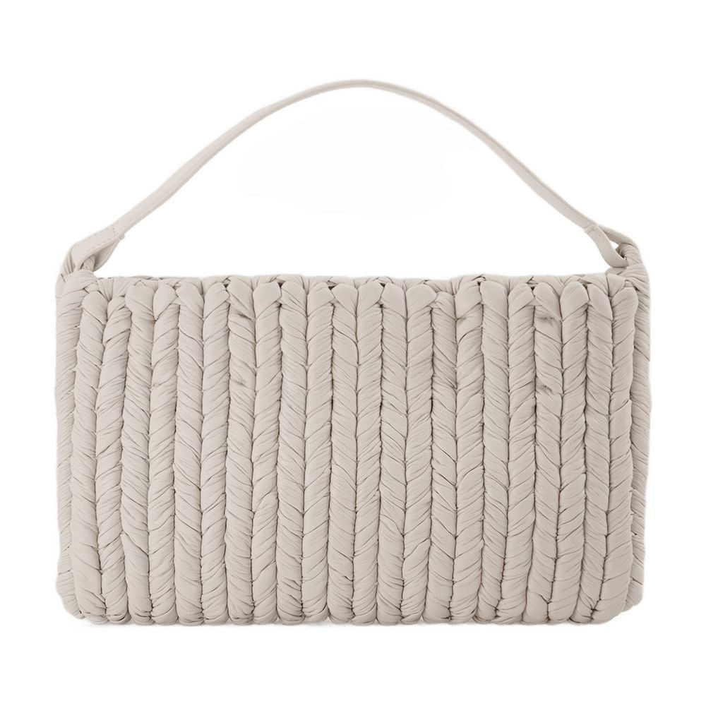 Nanushka The Square Bag In Whte Vegan Leather