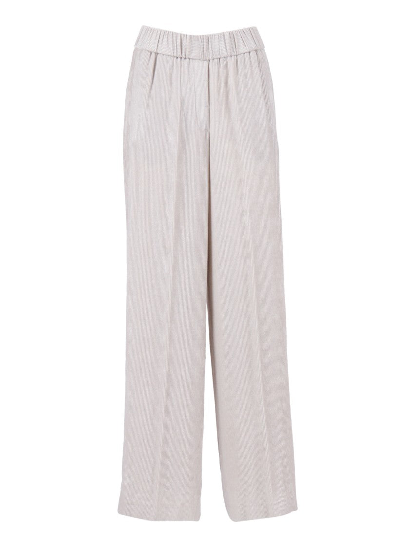 Peserico Wide-Leg Trousers With Relaxed Silhouette