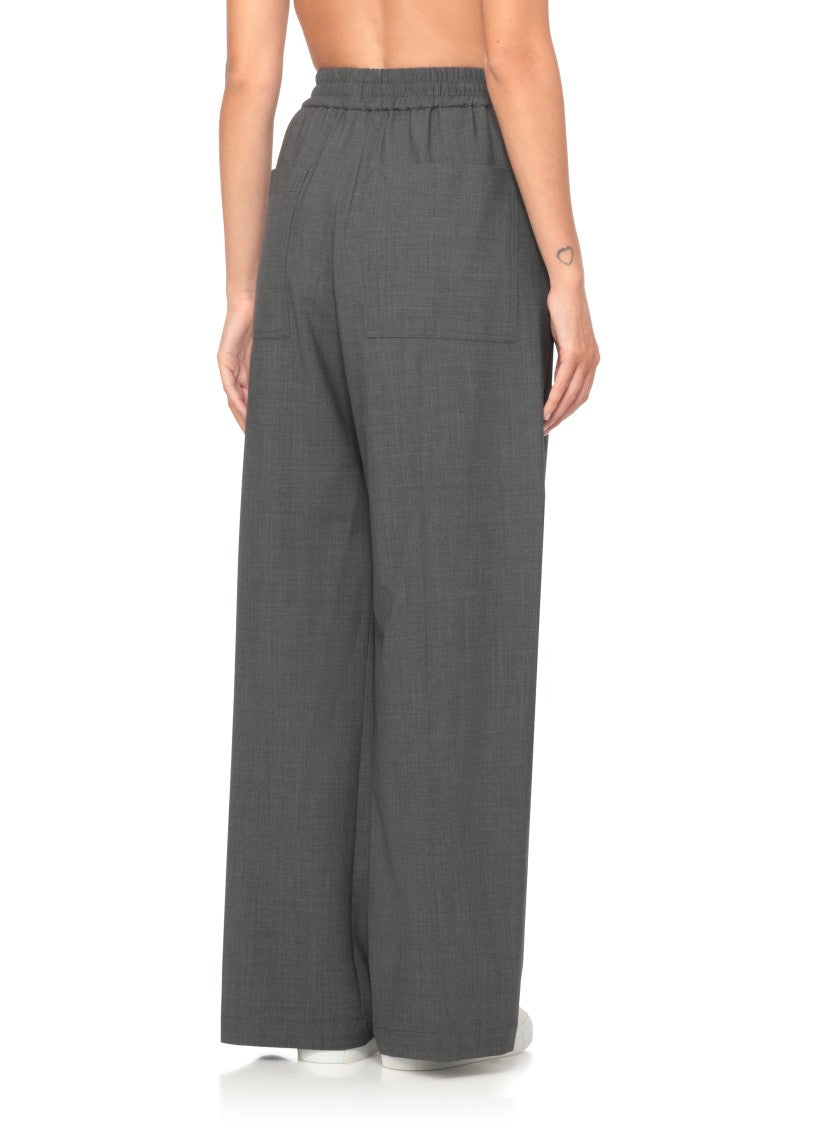 Brunello Cucinelli Grey Virgin Wool Pants