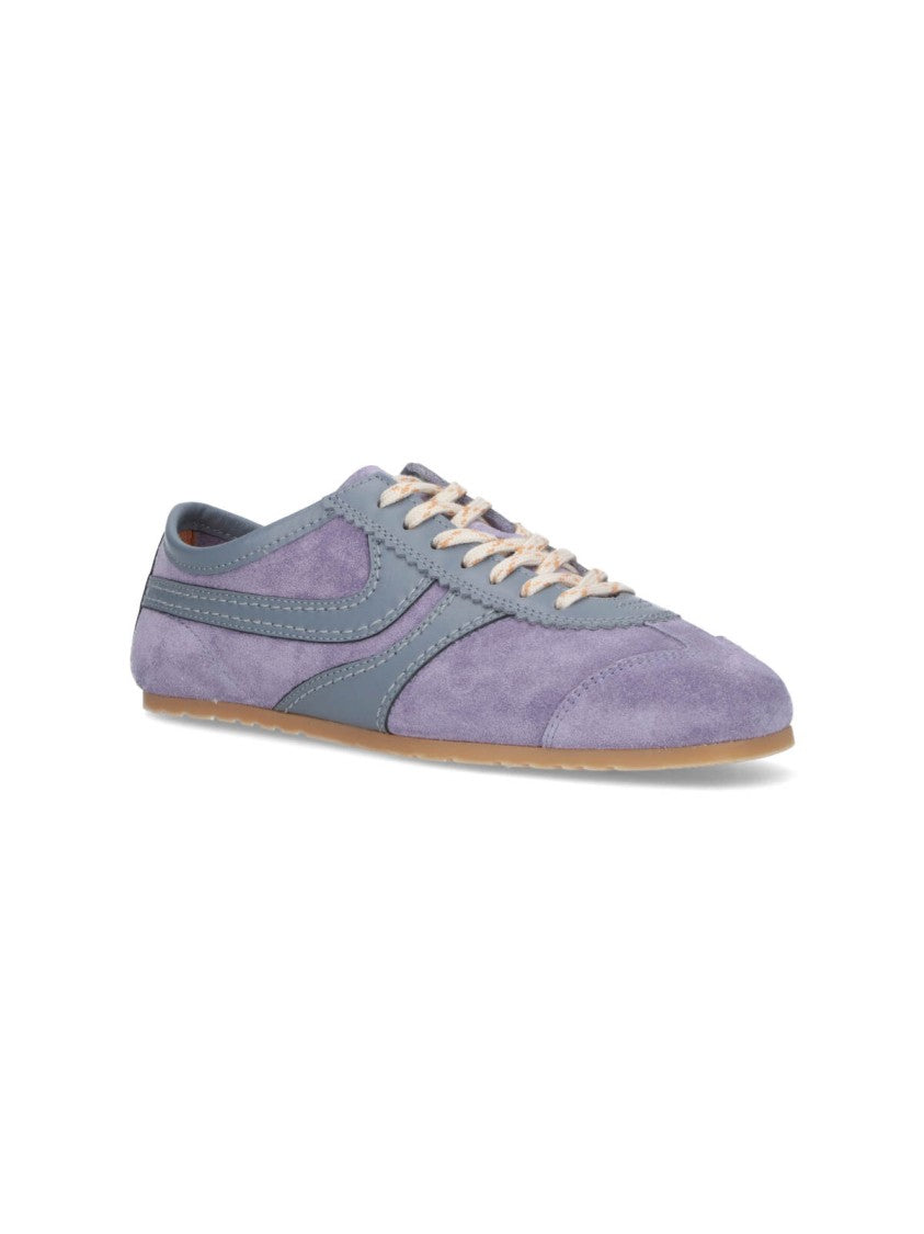Dries Van Noten Low-Profile Sneakers With Suede And Leather Accents
