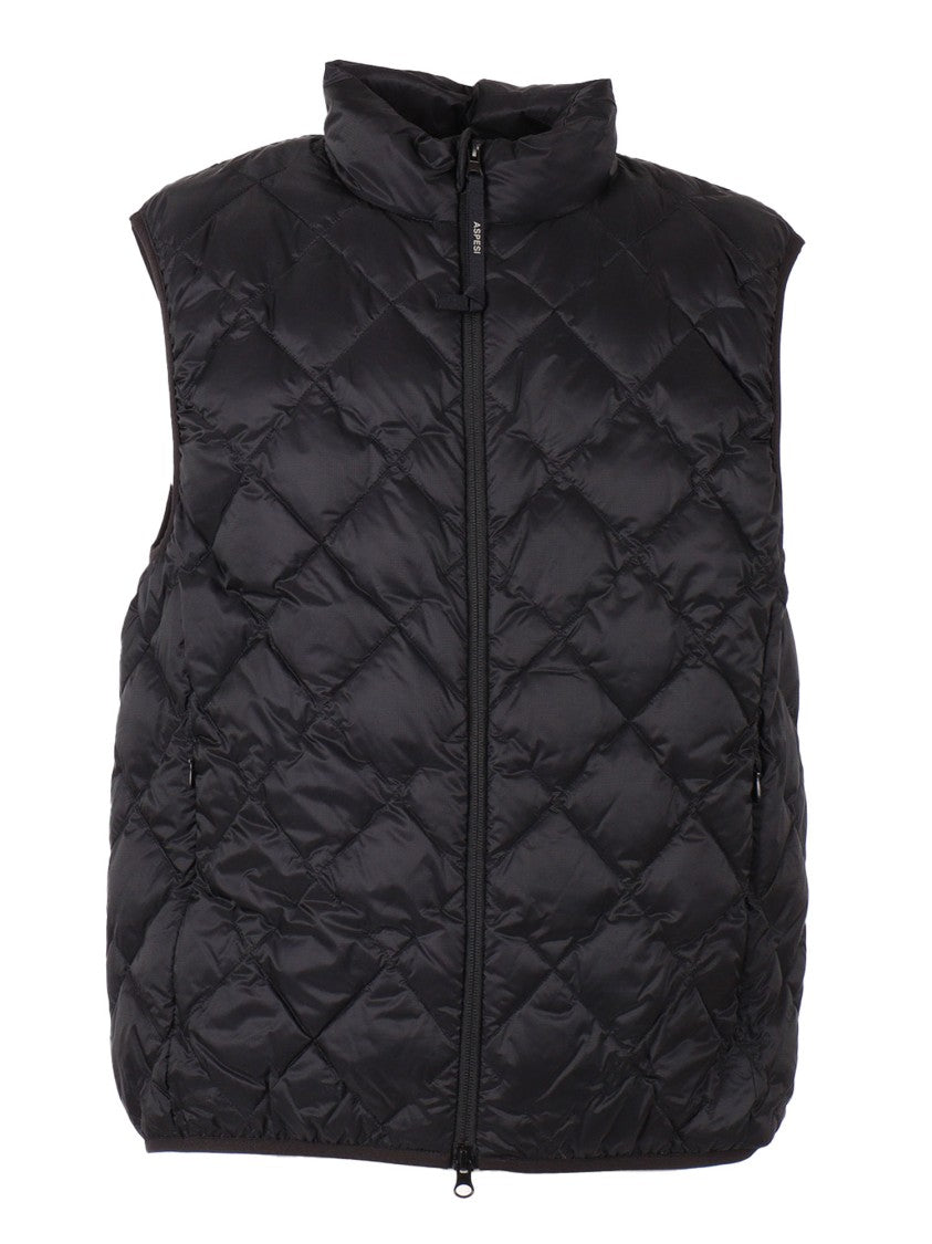 Aspesi Minimalist Zip-Front Gilet
