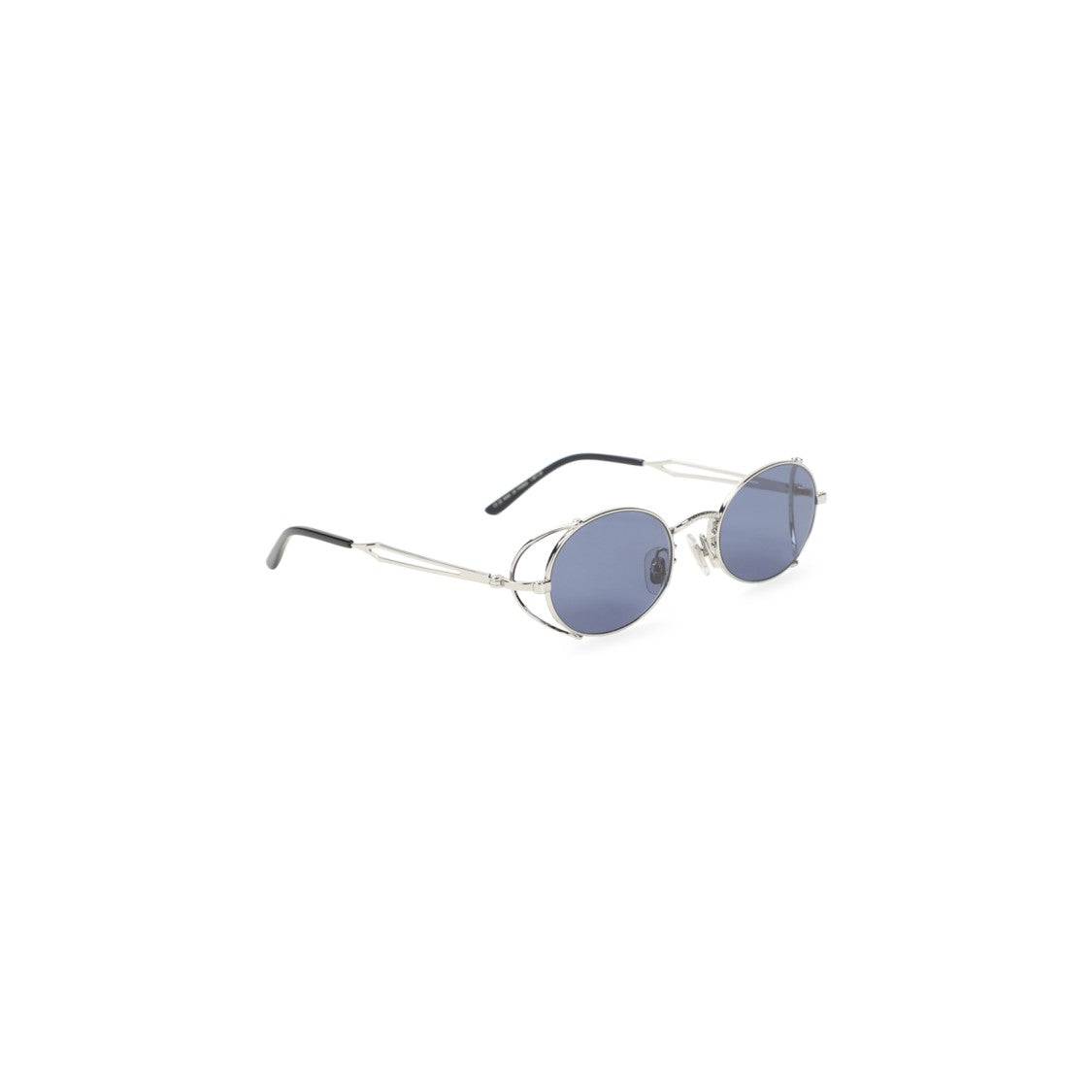 Jean Paul Gaultier Round Lens Sunglasses With Metallic Finish
