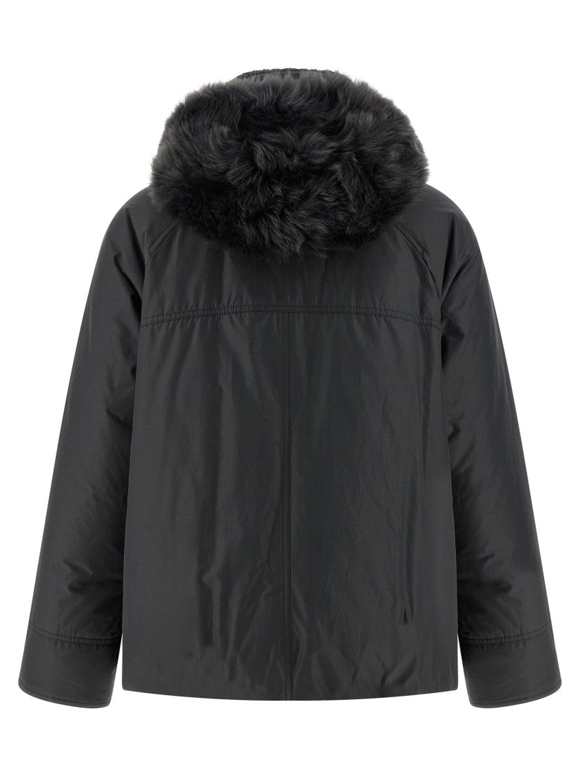 Brunello Cucinelli Cashmere Neck Down Jacket