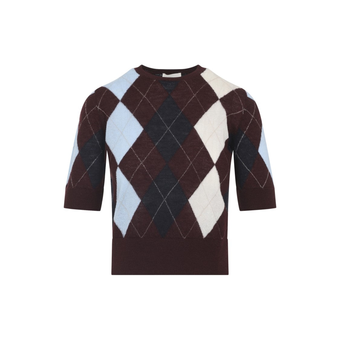 Khaite Argyle Pattern Cashmere-Mohair Khaite Sweater