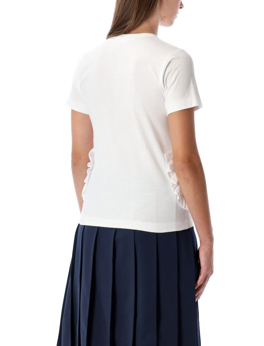 Comme Des Garçons Tshirt Pocket Ruffle