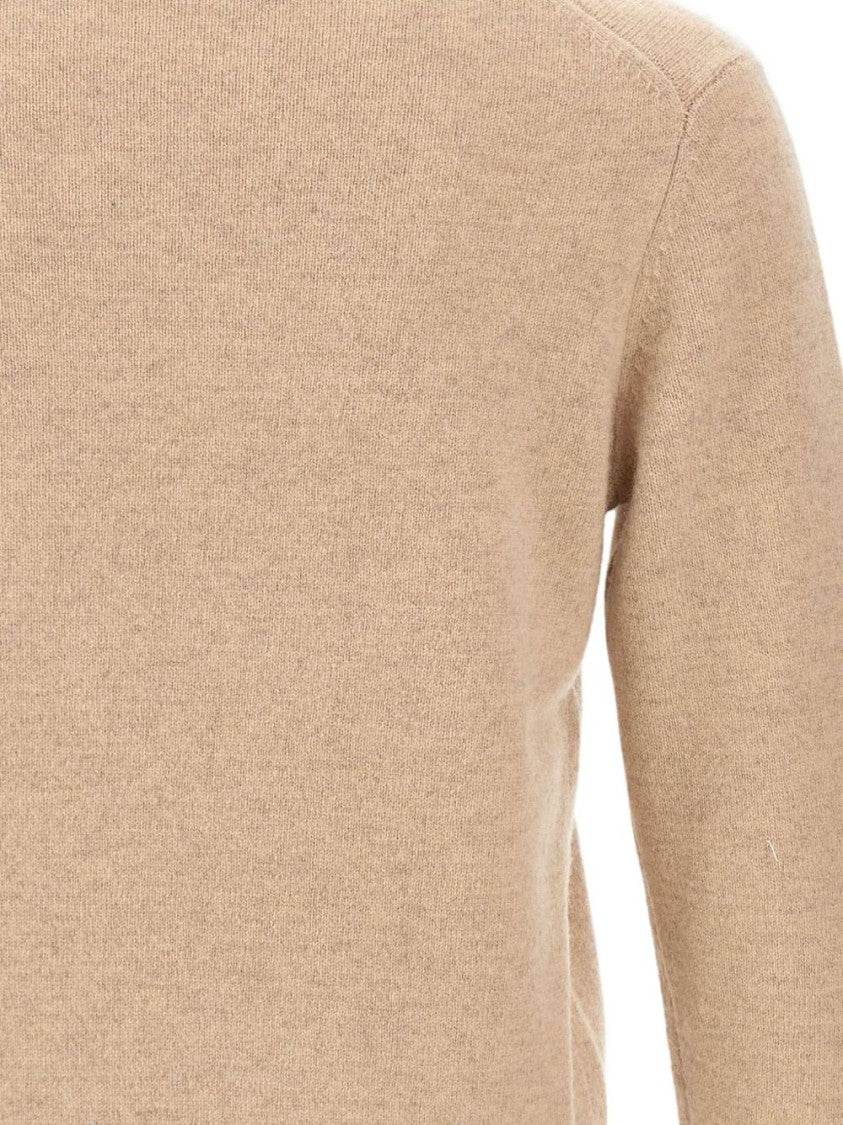 Peuterey Finely Knit Beige Crew Neck Sweater