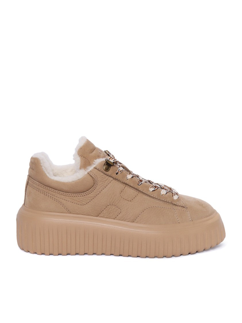 Hogan H-Stripes Allacciato Lace-Up Sneakers