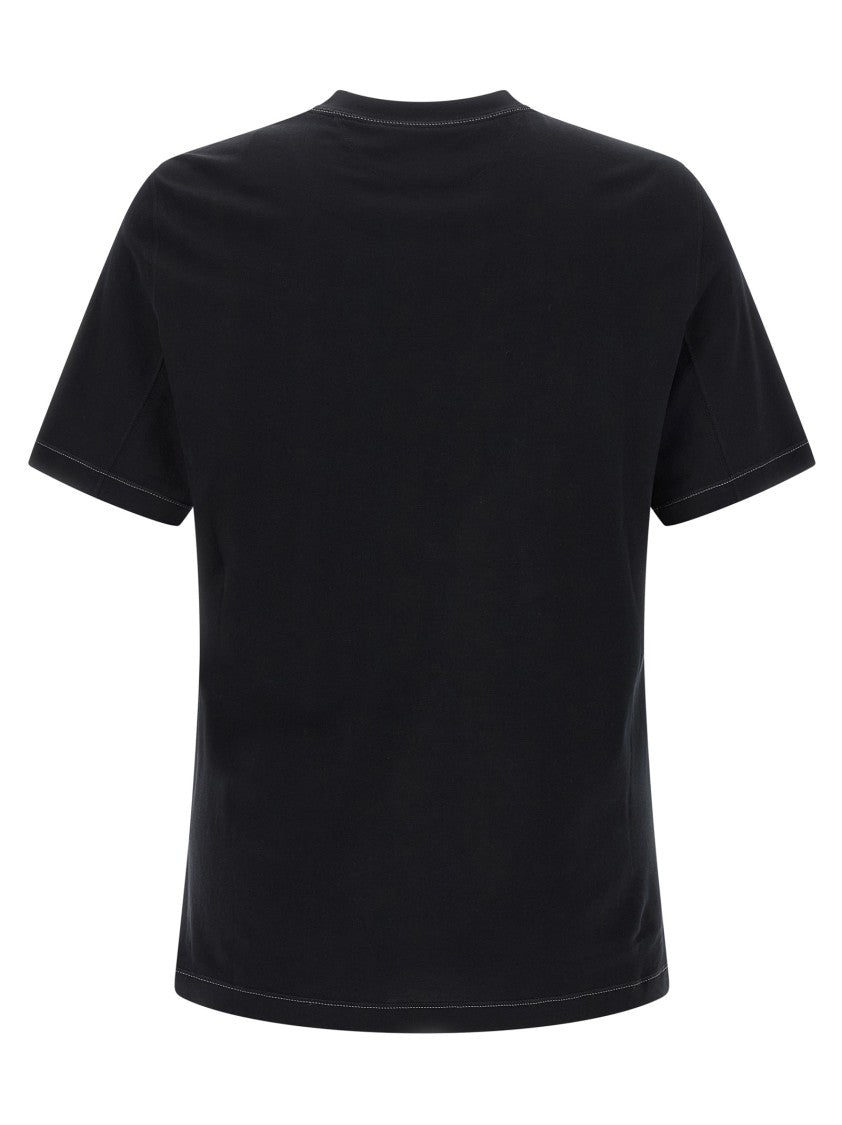 Brunello Cucinelli Logo Embroidery T-Shirt