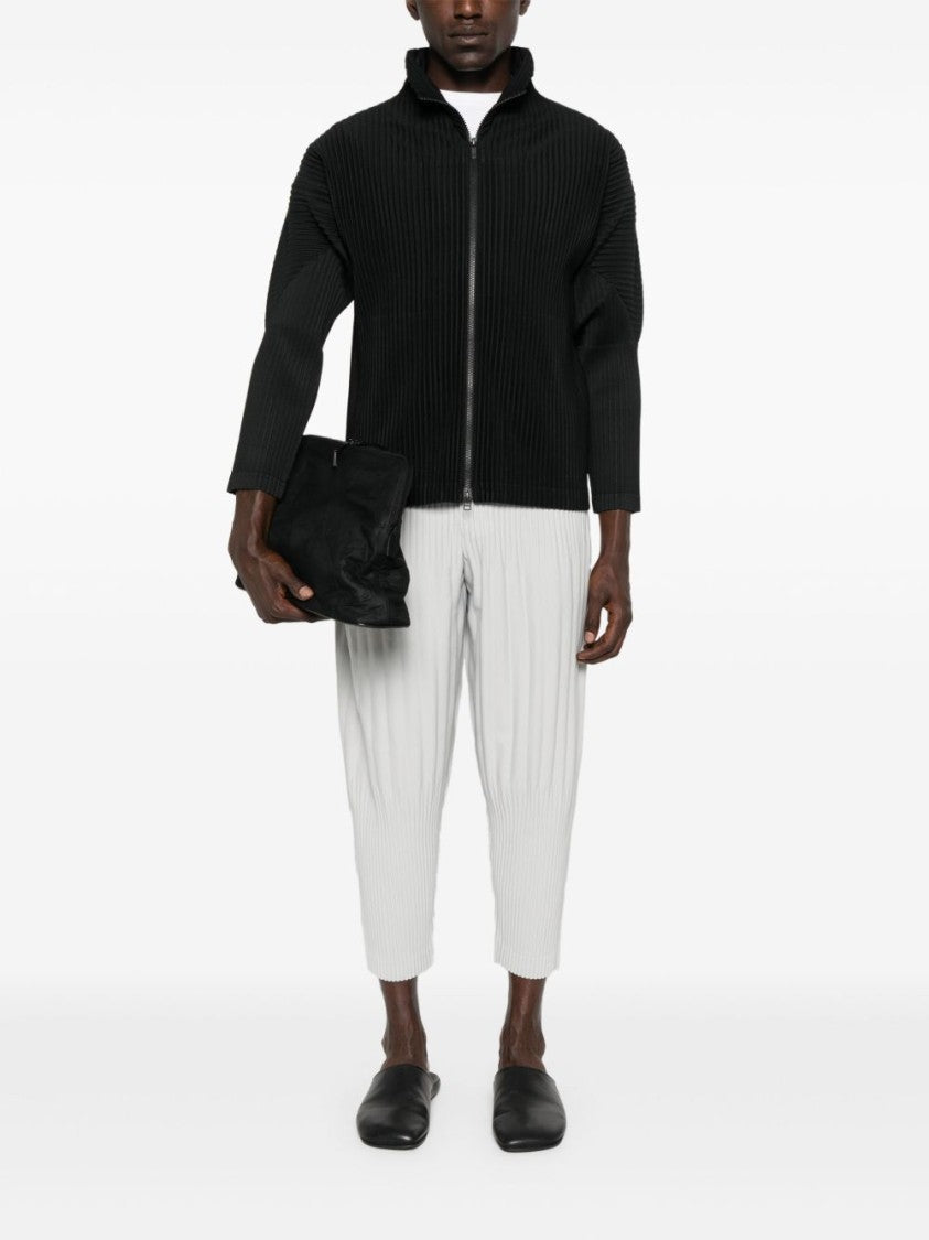 Homme Plissé Issey Miyake Light Grey Plissé Finish Ballon Pants