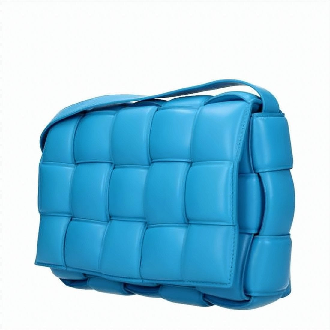 Bottega Veneta Structured Padded Woven Tote Bag