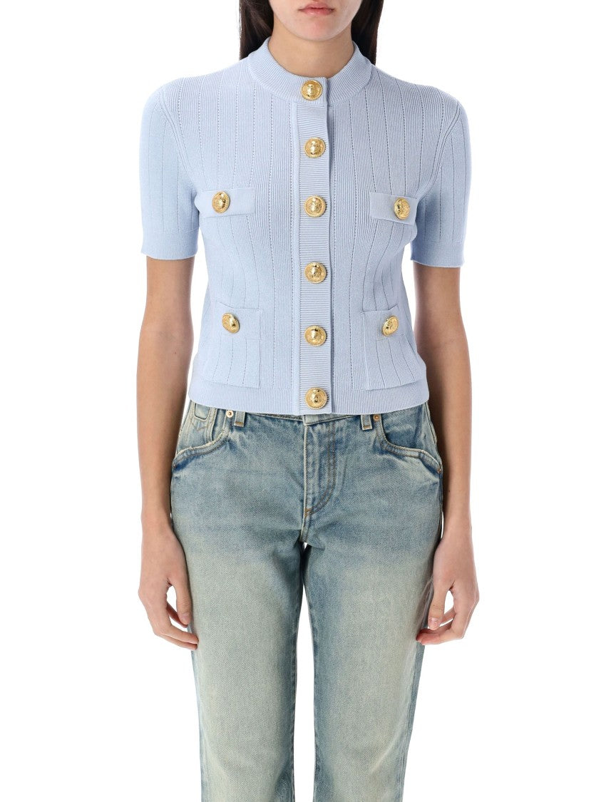 Balmain Knit Mc Btn Sweaters