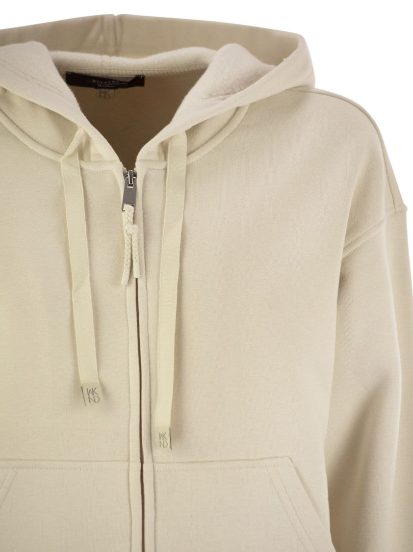 Max Mara Dog - Cotton Zipped Sweatshirt