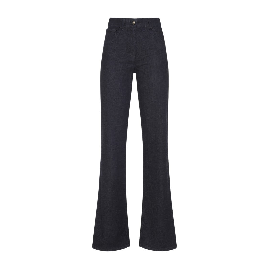 Giorgio Armani Blue Cotton Trousers