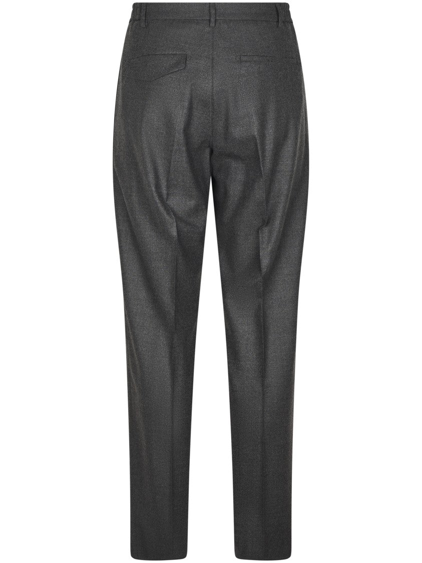 Tagliatore Tailored Fit Trousers In Fine Virgin Wool Blend