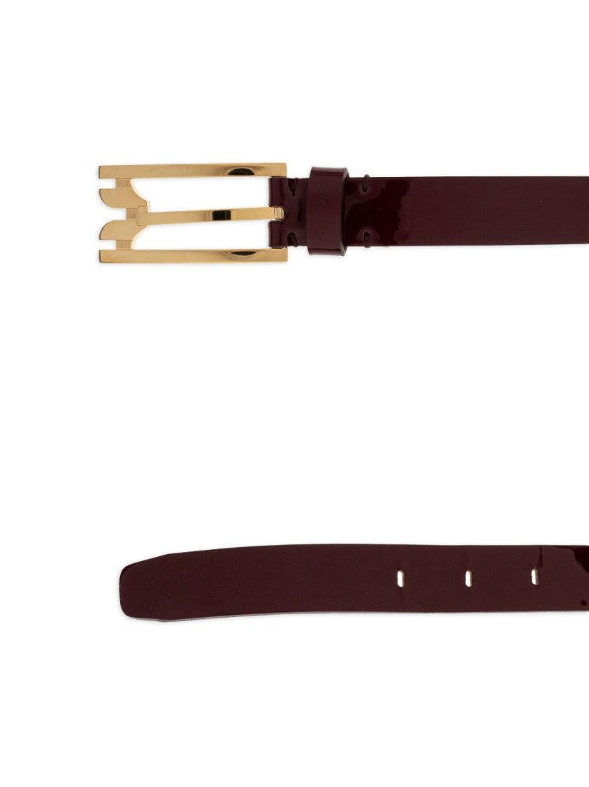 Victoria Beckham Glossy Calf Leather Belt