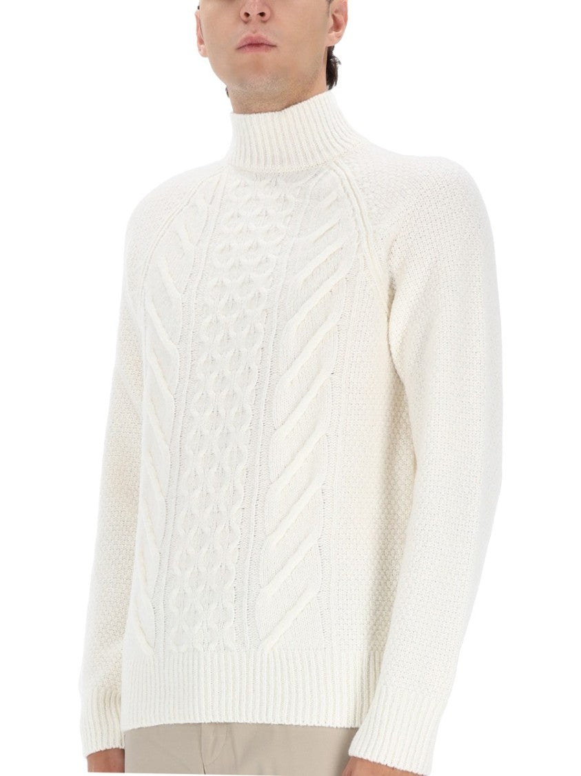 Boss Camel Textured Knit Sweater