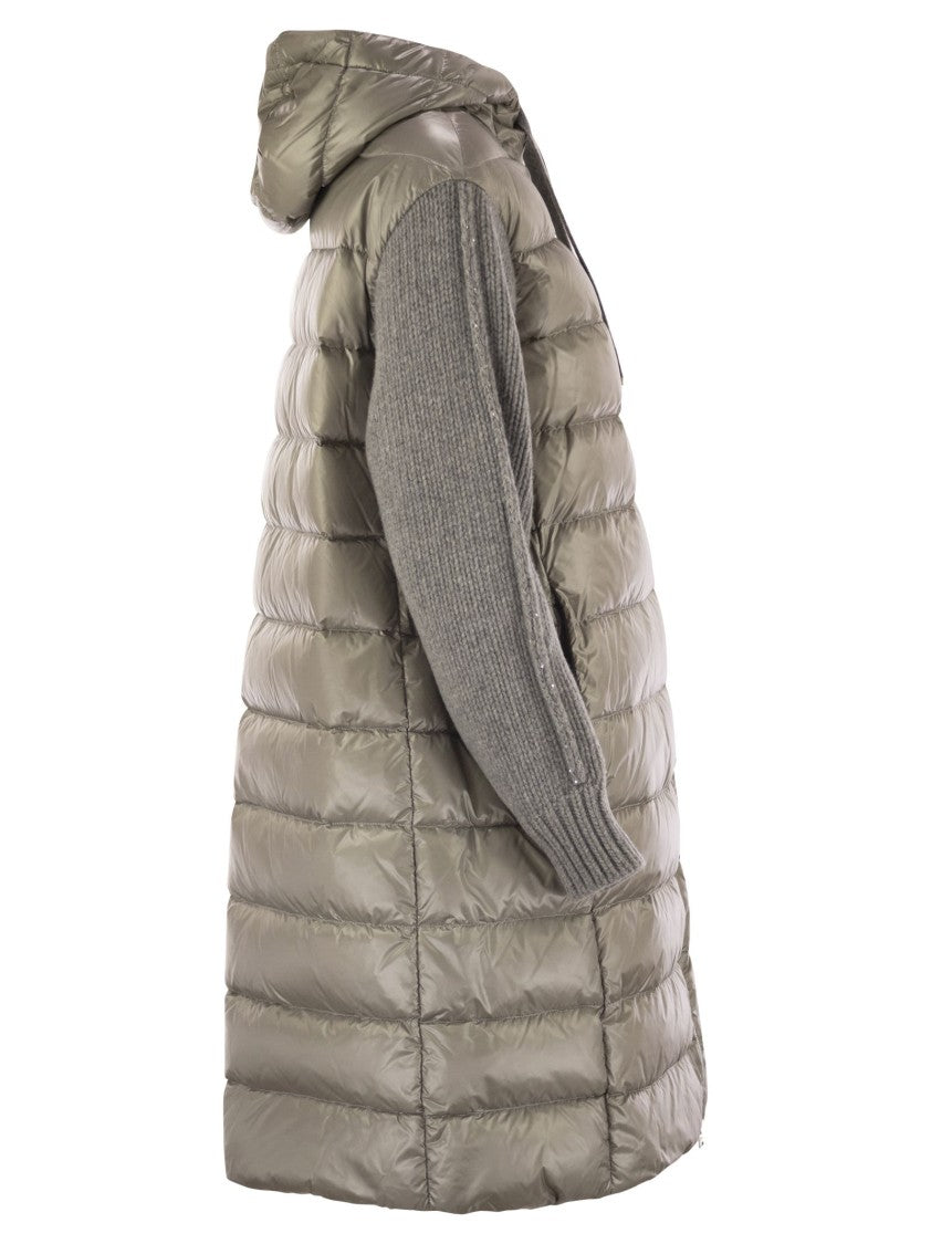 Herno Resort Down Jacket In Ultralight Nylon And Mesh
