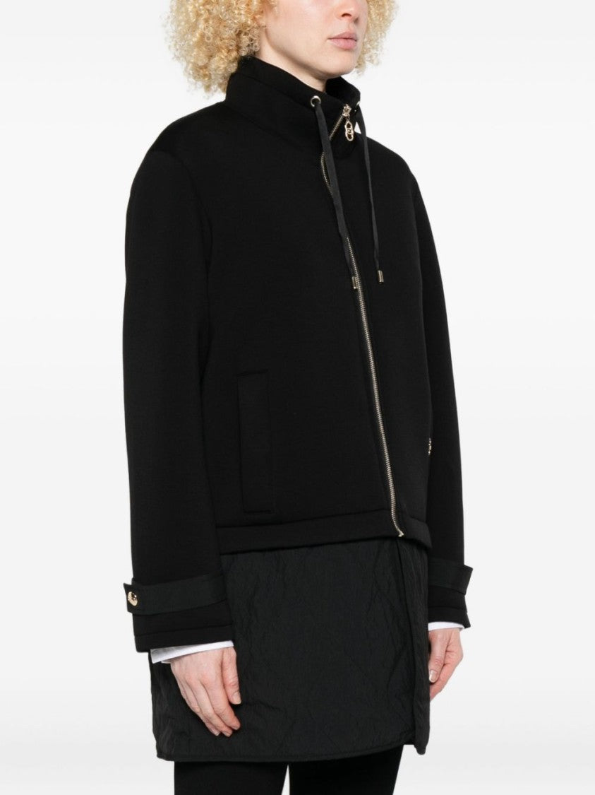 Liu Jo Fitted Black Jacket With High Collar