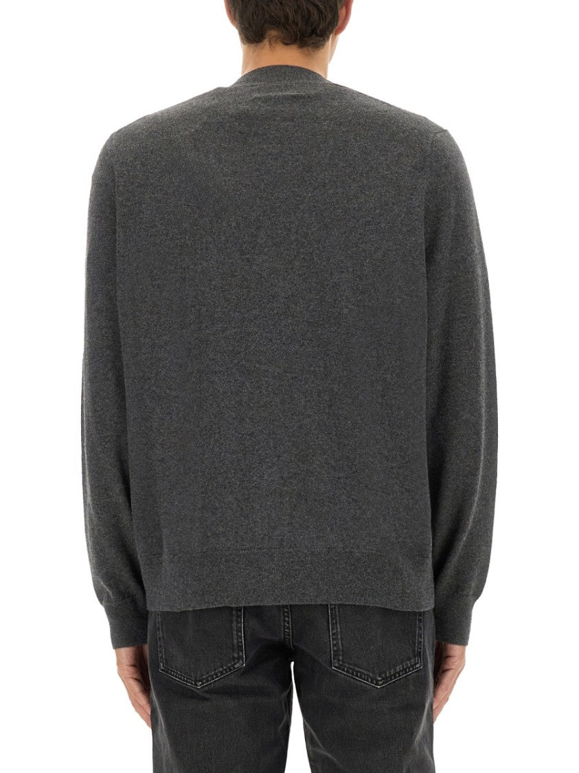 Isabel Marant Relaxed-Fit V-Neck Cardigan With Logo Patch