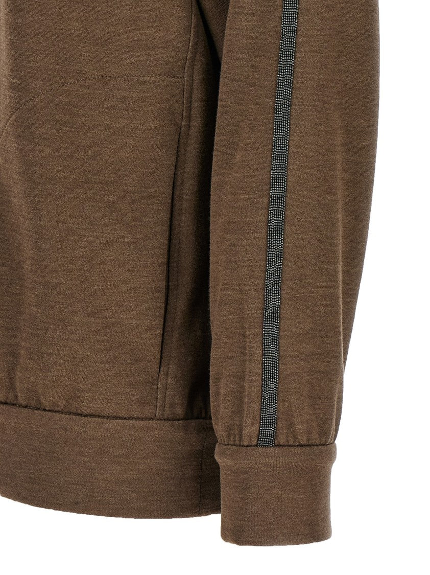 Brunello Cucinelli Shiny Trims' Hoodie
