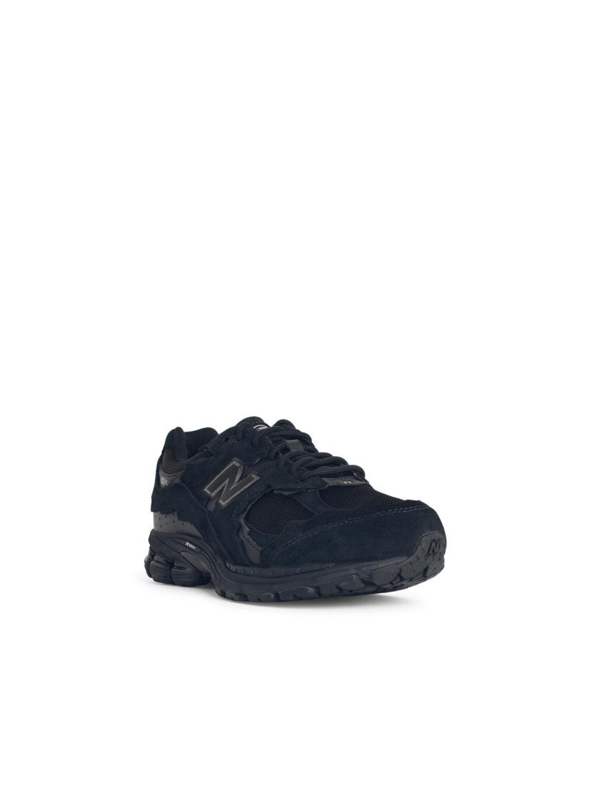 New Balance '2002R' Black Mesh And Suede Sneakers