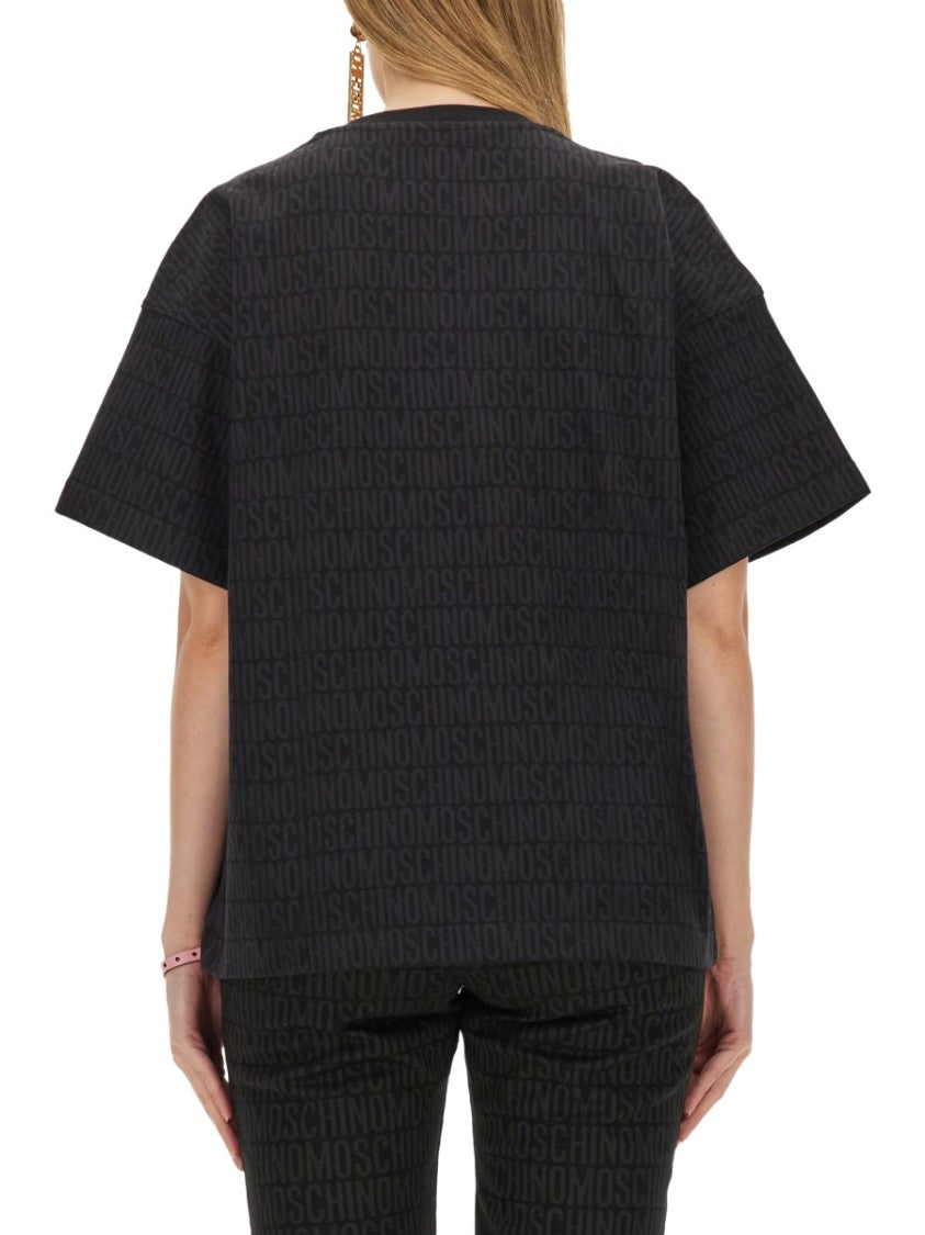 Moschino Oversized Logo Print T-Shirt