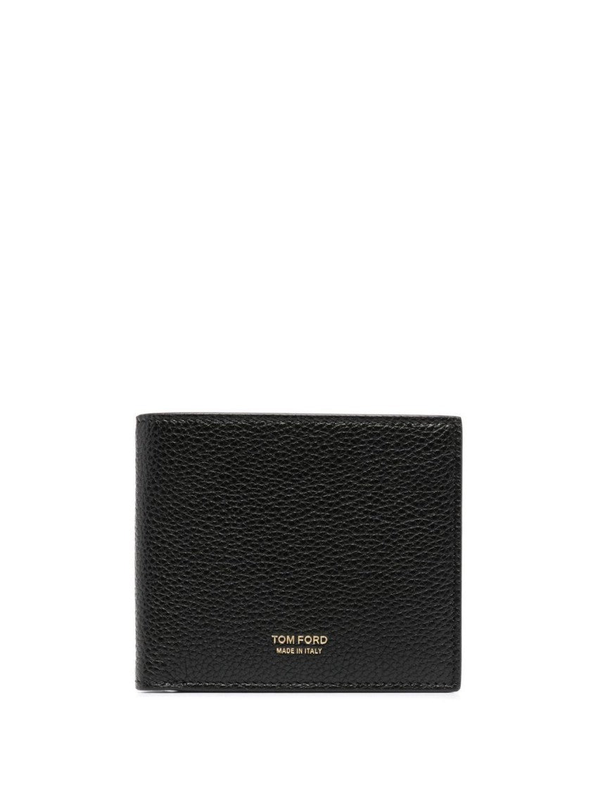 Tom Ford Soft Grain Leather T Line Classic Bifold Wallet