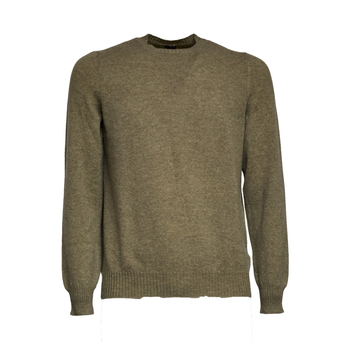 Fedeli Finely Knit Wool Sweater With Crew Neckline