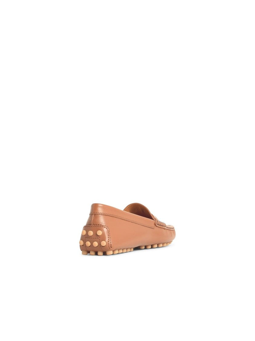 Tod's Brown Leather Loafers