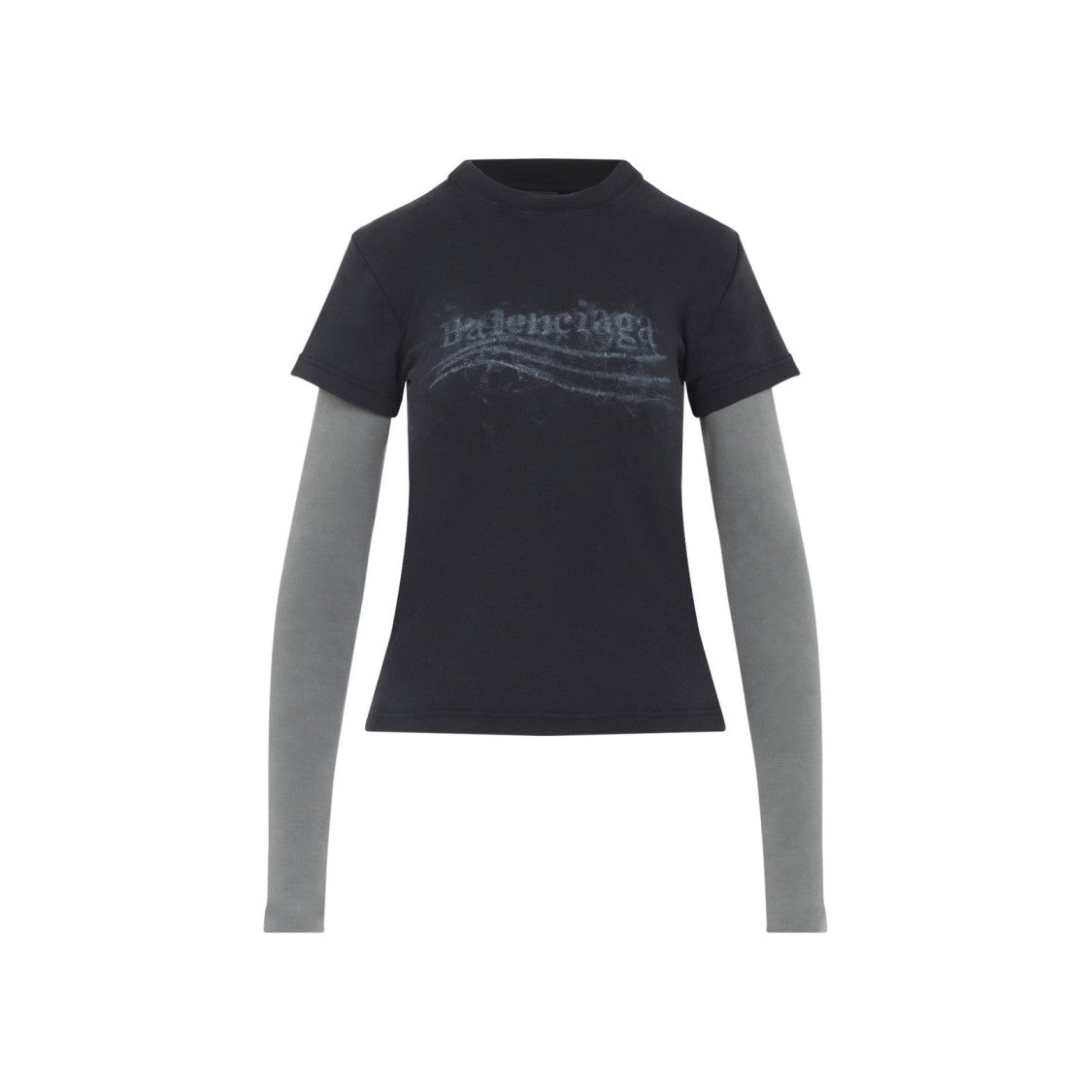 Balenciaga Crayon Political T-Shirt – Black