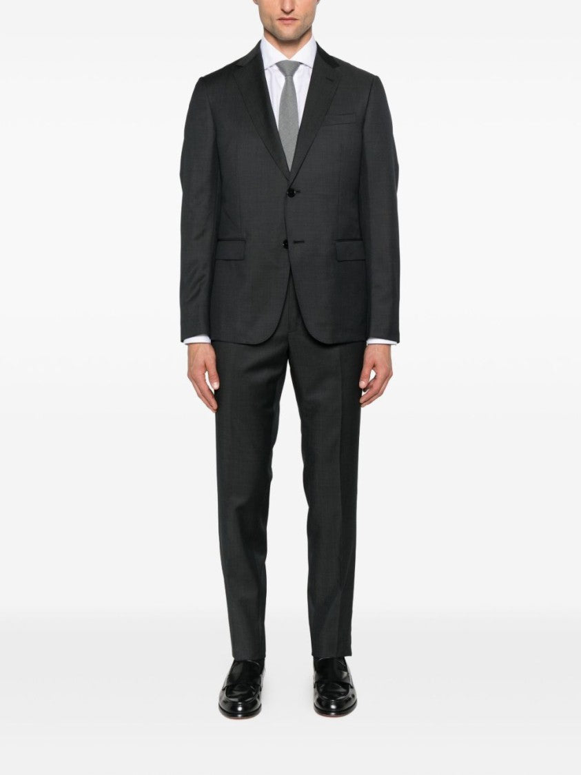 Ermenegildo Zegna Tailored Grey Suit With Single-Breasted Jacket