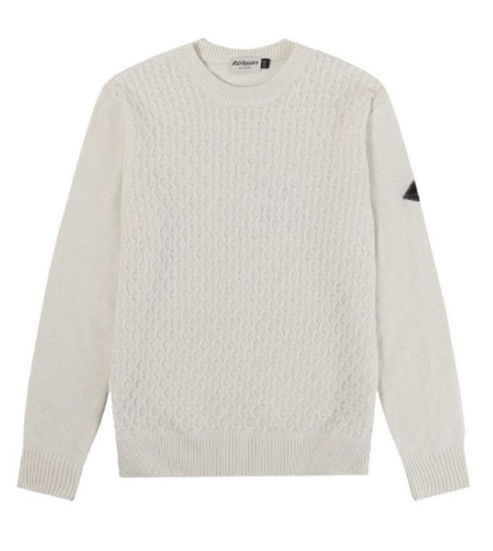 Roy Rogers White Wool Blend Pullover