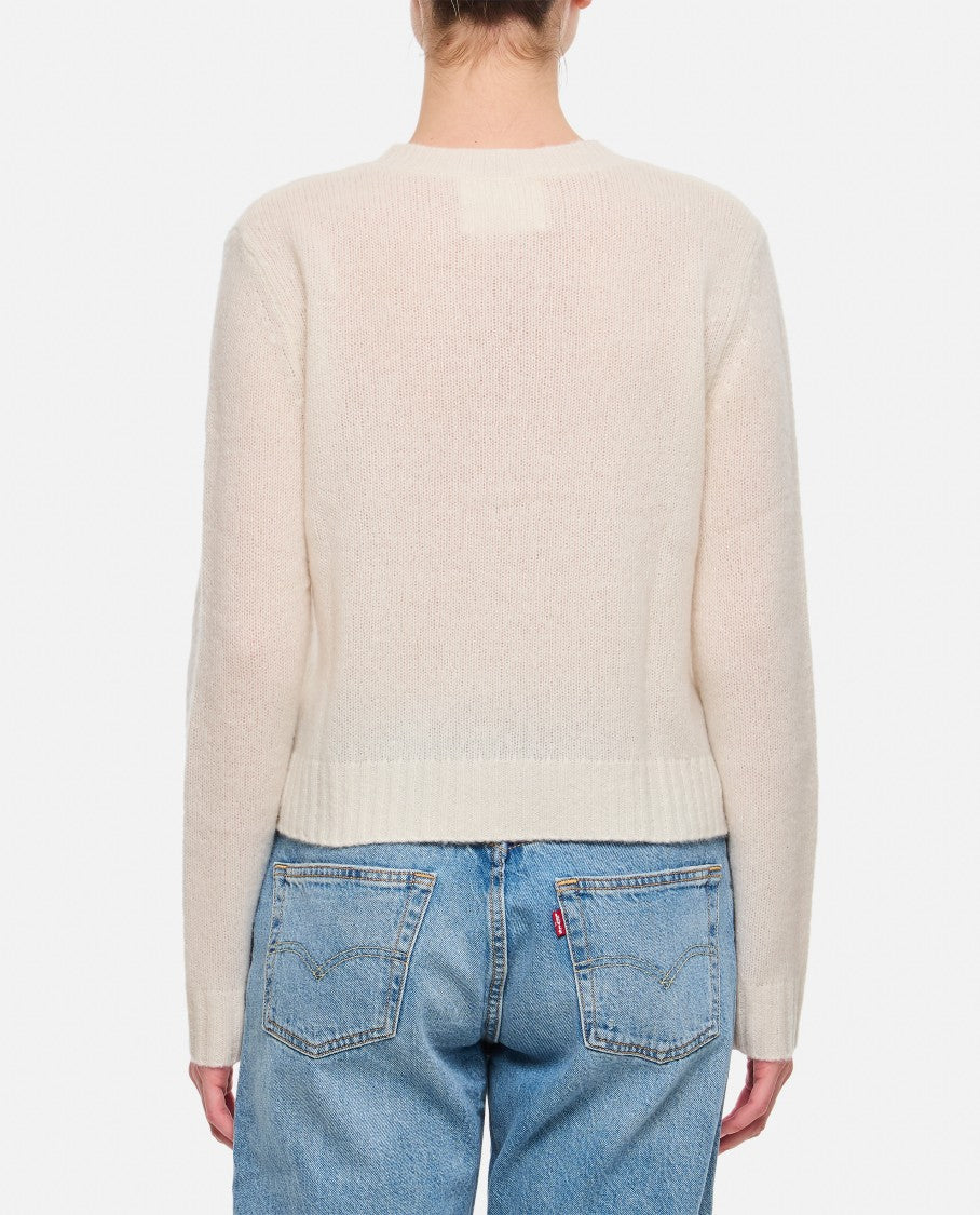 Lisa Yang Relaxed Fit Crew-Neck Knit Jumper With Subtle Ribbing