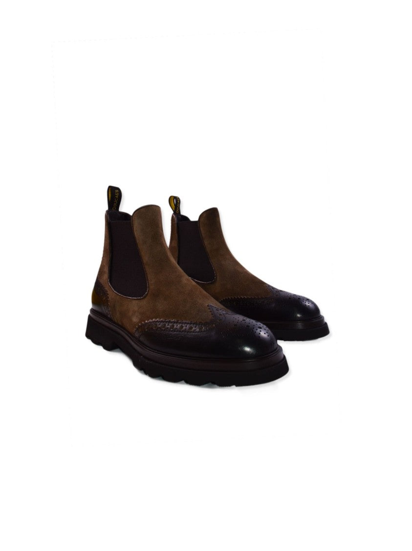 Doucal's Rich Brown Suede Doucal's Ankle Boots
