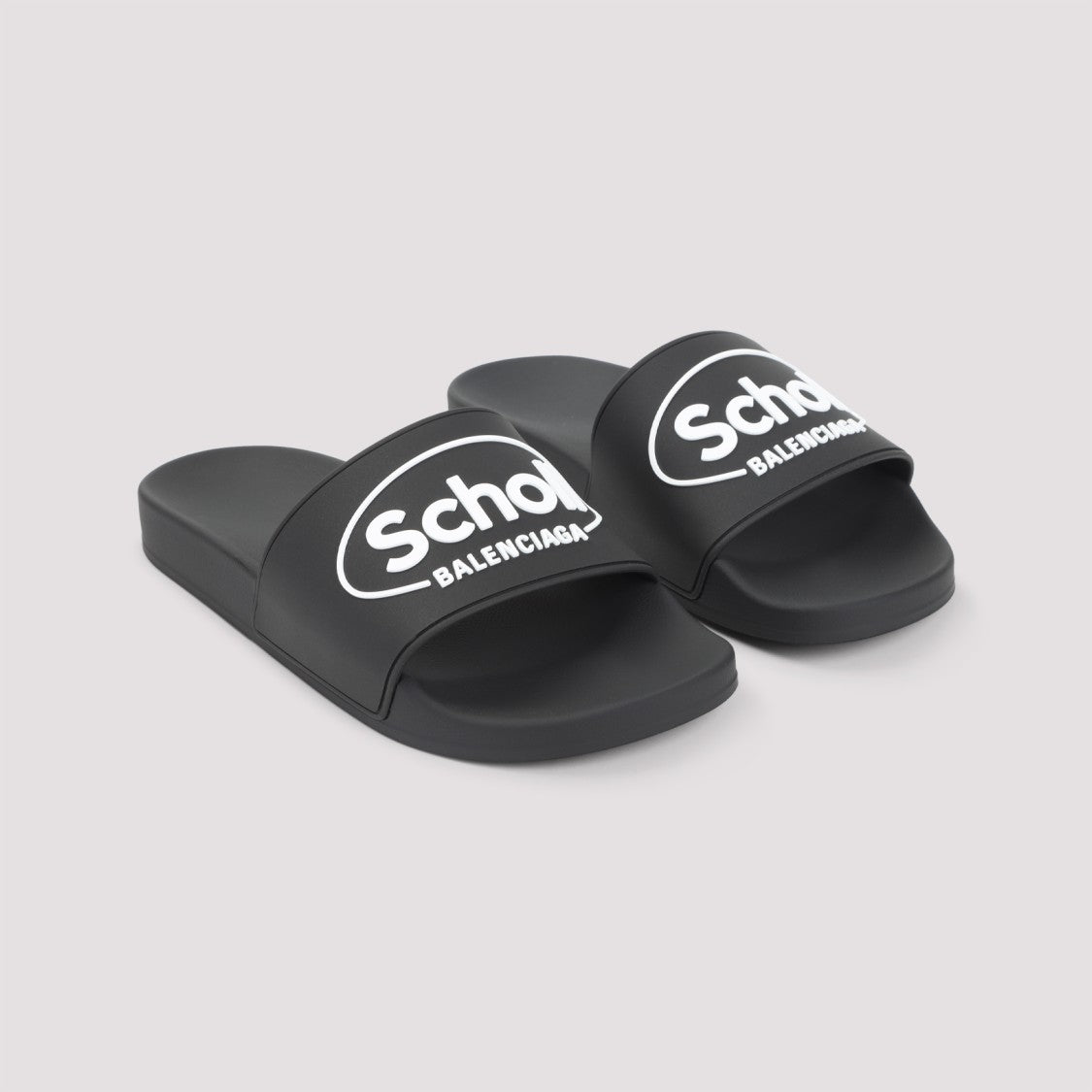 Balenciaga Black Tpu Pool Slide Slipper
