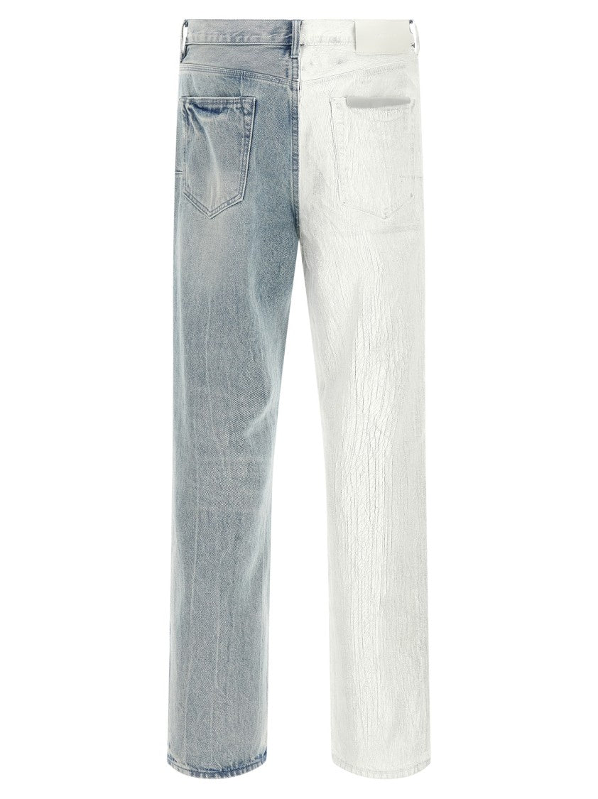 Purple Crackle Silver' Jeans