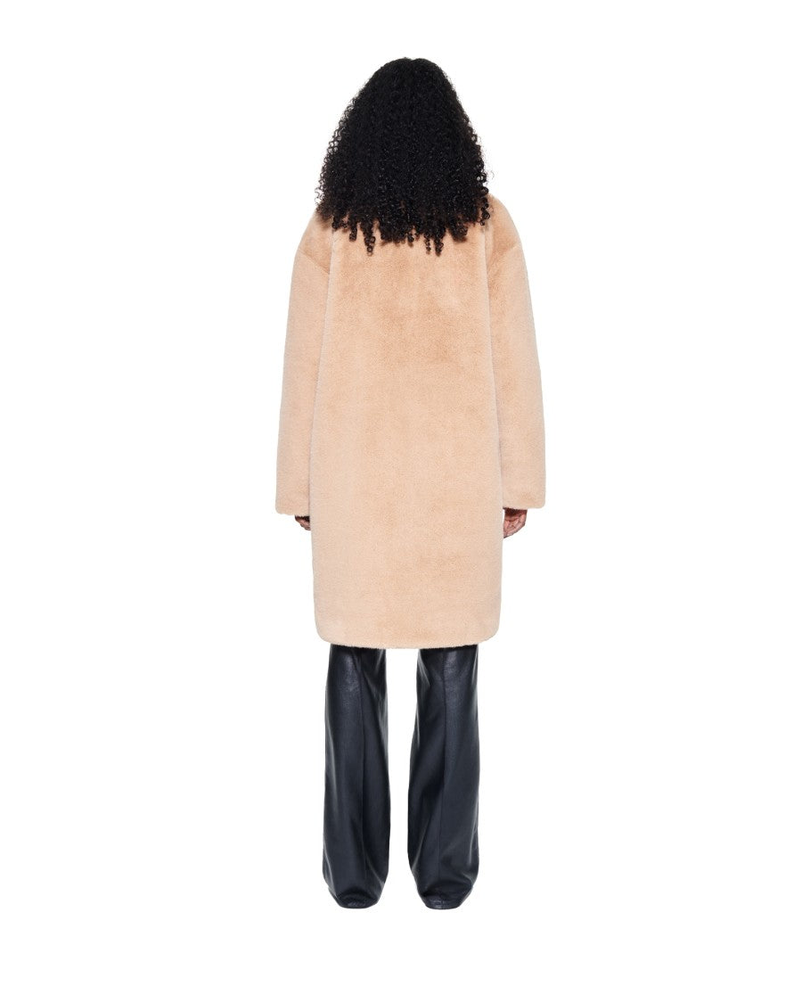 Stand Studio Cocoon Silhouette Short Coat With Notched Collar