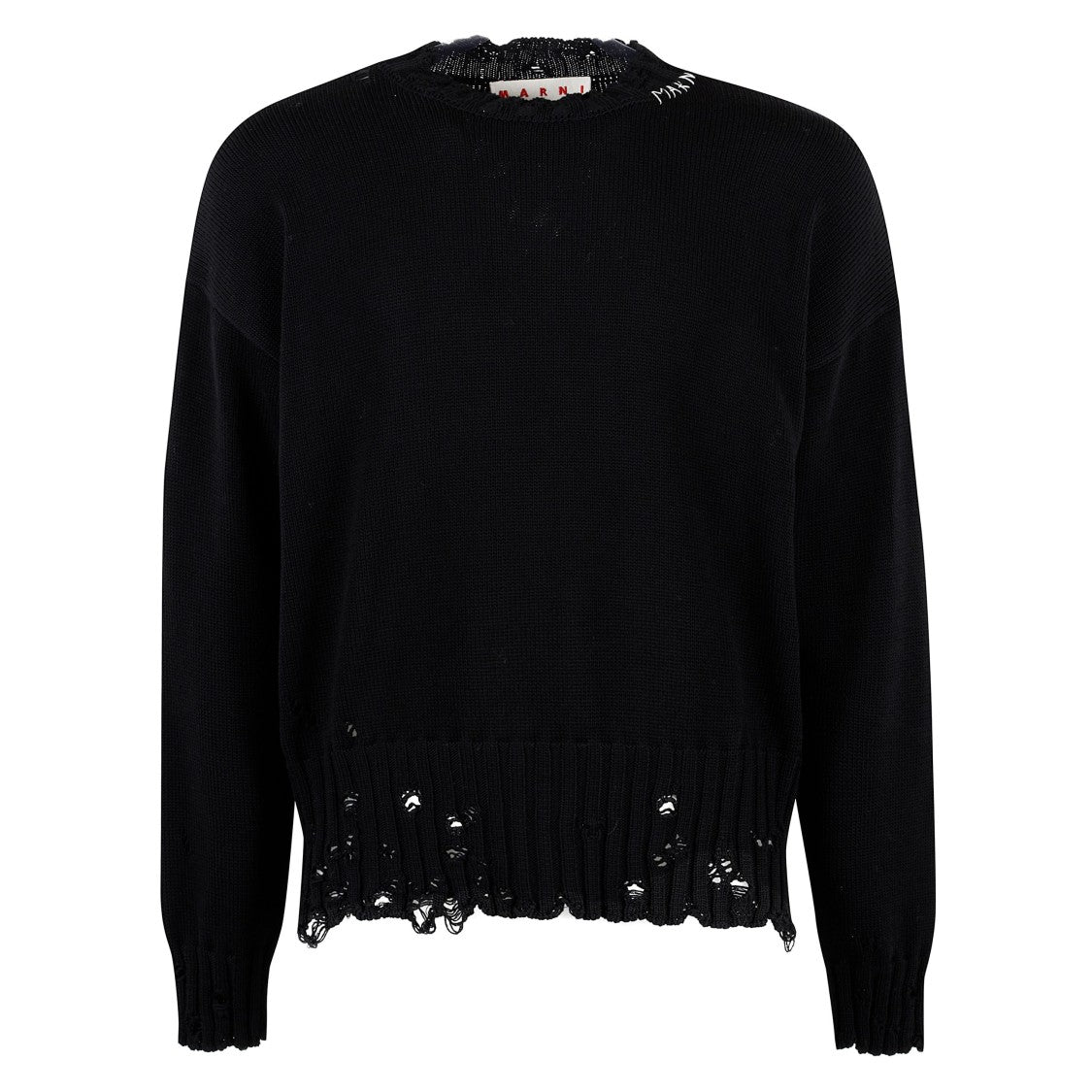 Marni Boxy Fit Crewneck Sweater