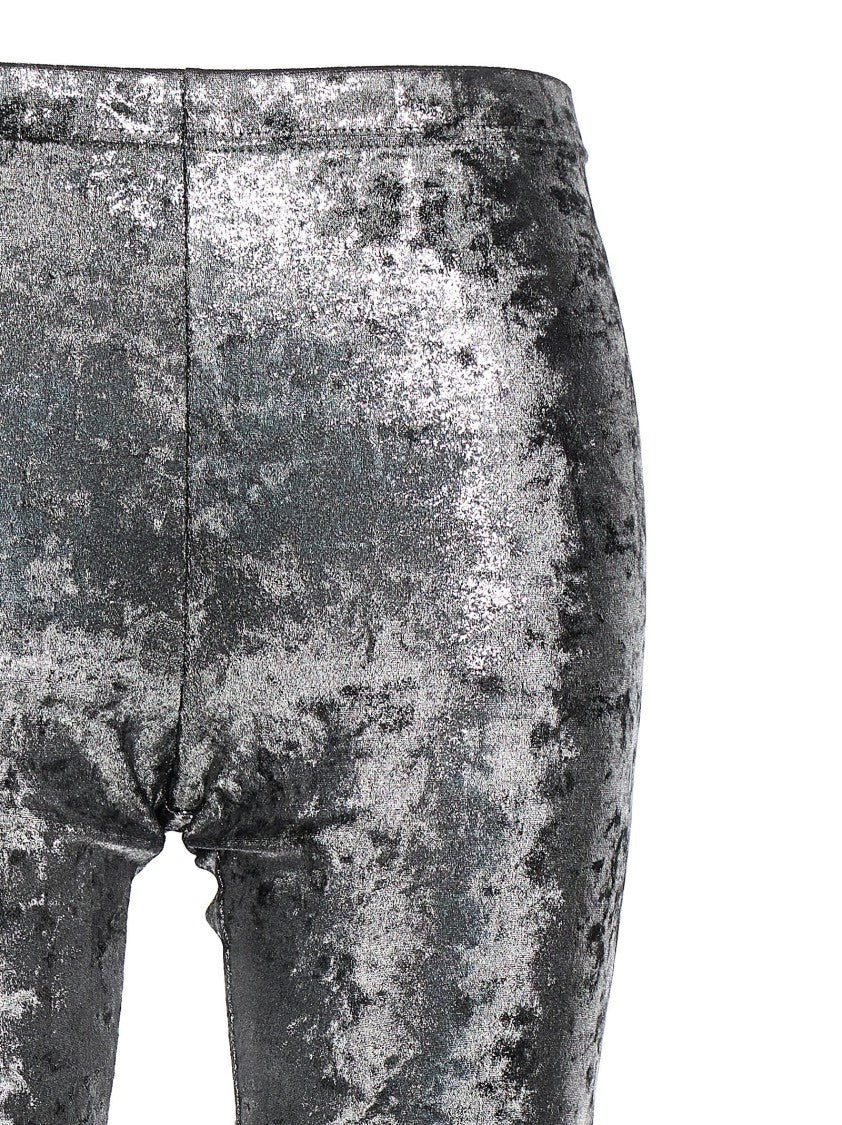 Junya Watanabe Lamé Effect Stretch Leggings