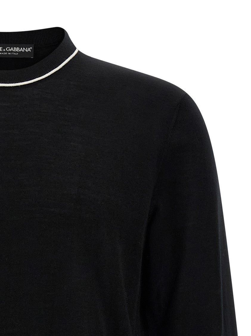 Dolce & Gabbana Fine Wool Crewneck Sweater
