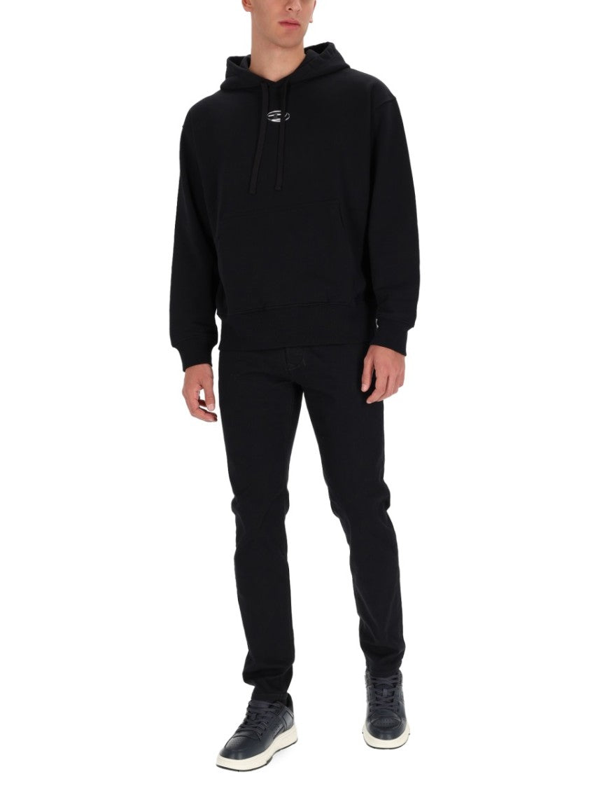Diesel Hooded Black Sweatshirt
