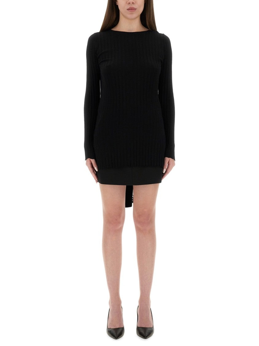 Moschino Ribbed Slim Fit Sweatshirt