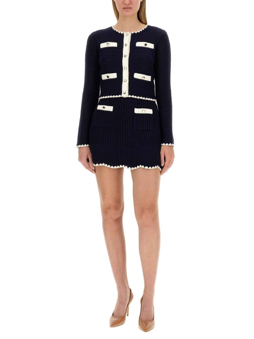 Self-Portrait Mini Skirt