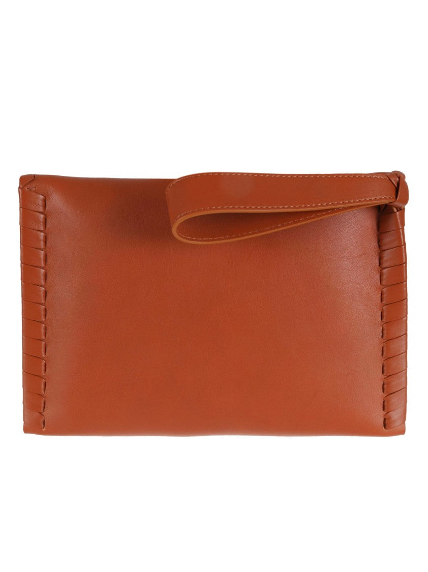 Chloé Rectangular Leather Clutch Bag