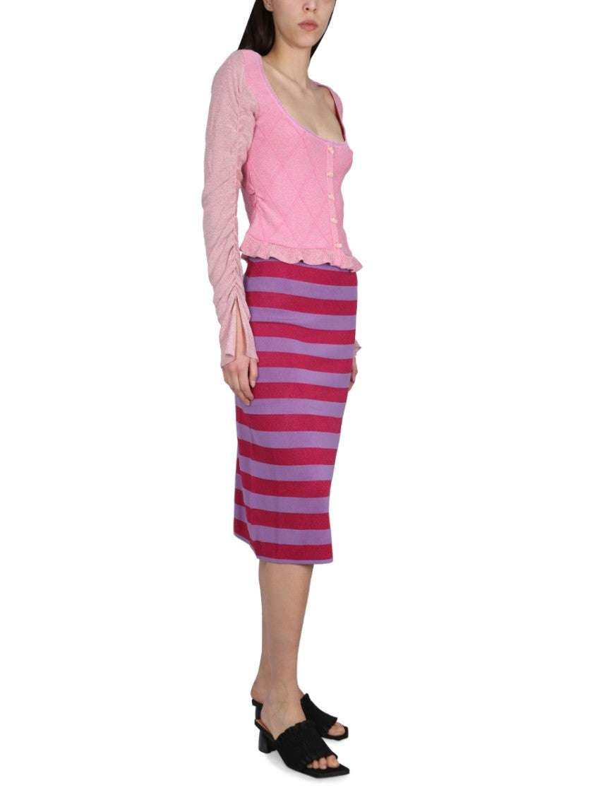 Cormio Ruffled Sleeves Cardigan